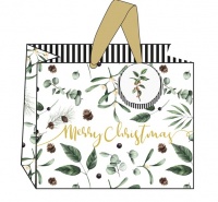 Frosted Botanics Christmas Print Medium Gift Bag